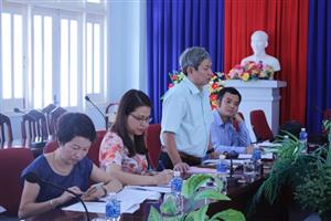 Đoàn CB của Viện và Cục QLKCB Chỉ đạo tuyến tại TTPY Ninh Thuận Ngày 08/10/2015